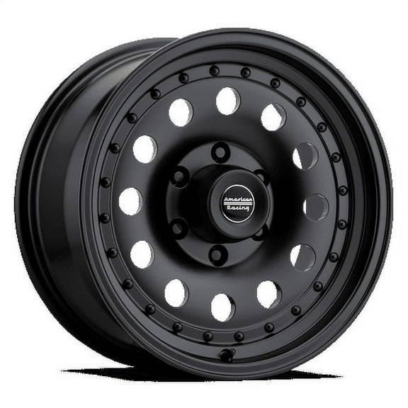 American Racing Aluminum Rim AR62 OUTLAW II 16X8in Satin Black Finish, AR626835B