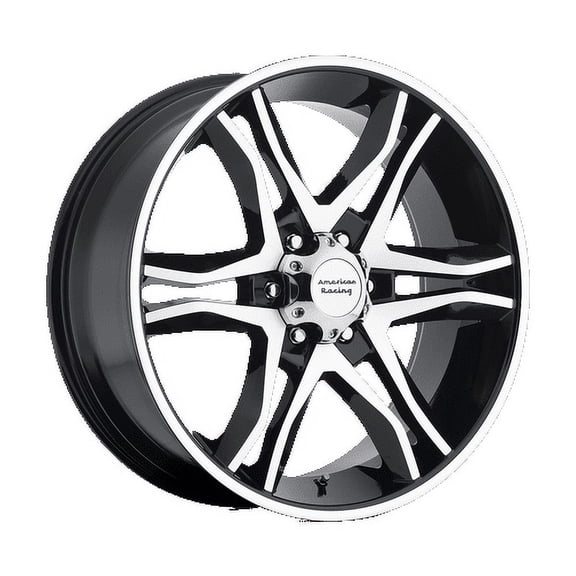 American Racing Aluminum Rim AR893 MAINLINE 20X8.5in Gloss Black Machined Finish, AR89328568335