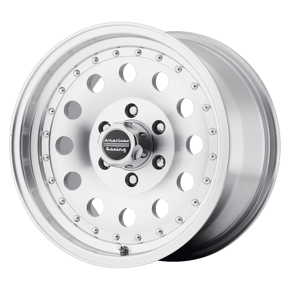 American Racing Ar62 Outlaw Ii 18X8 8X170 False 130.81Cb Machined Wheel