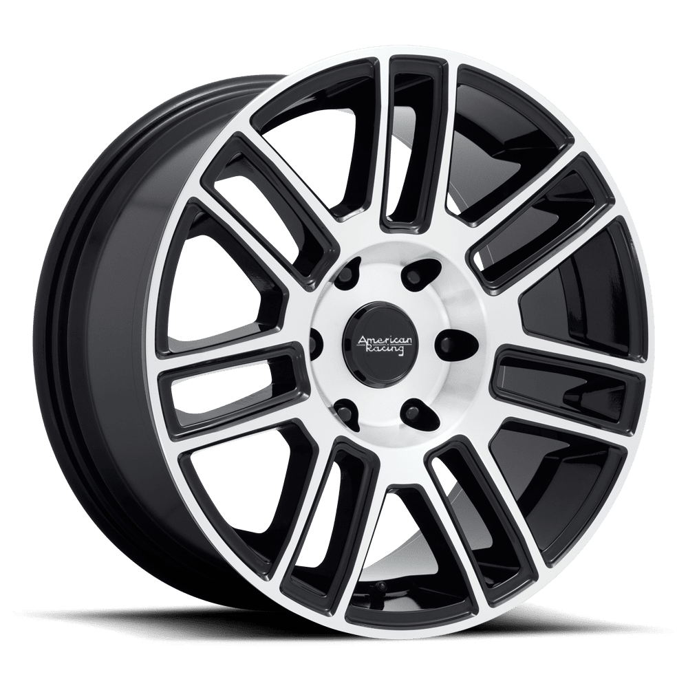 America Racing Rim R20 American Racing Cast Aluminum Rim AR915 18X8.5 6X5.5 G-BLK MACH 15MM ...