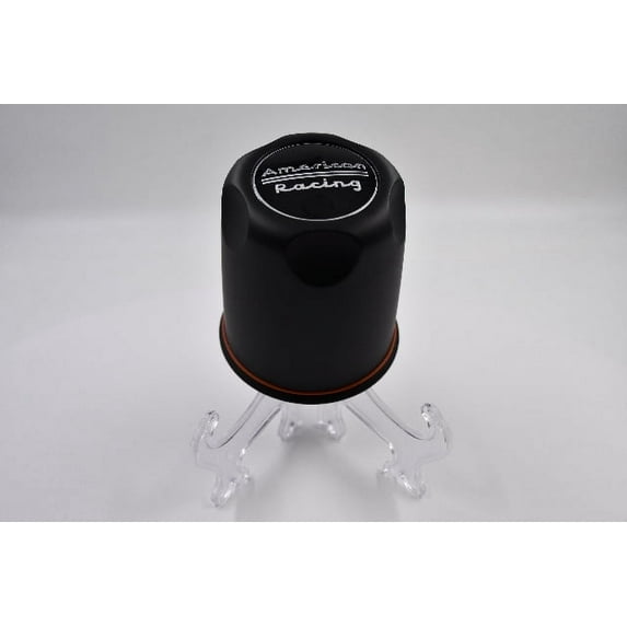 American Racing Center Cap Satin Black Finish 1327000SB 3.27" OD 5 Lug Push Thru