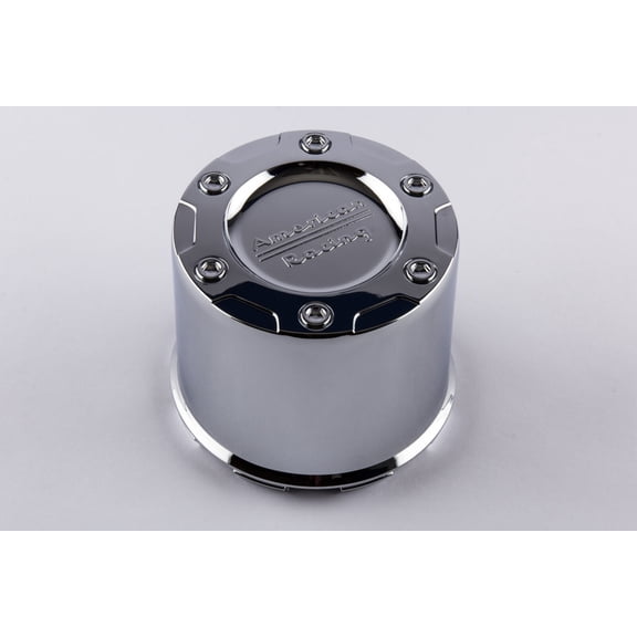 American Racing Chrome Wheel Center Cap Snap-In 3.42in for AR329 AR629 Crush Rims