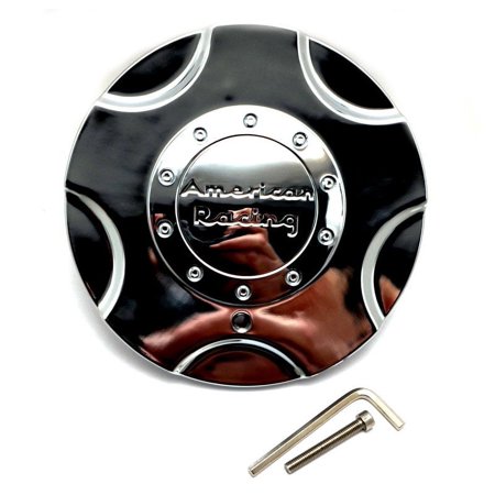 American Racing Chrome Wheel Center Hub Cap for AR608 Matrix