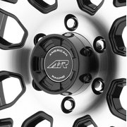 American Racing Gloss Black Push Thru Center Cap 4.25" for 5x5.5 6x5.5 AR910