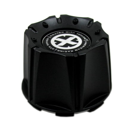 American Racing 1342106018 Teflon Black ATX Center Hub Cap Snap-In 3.42in for AR901 Rim
