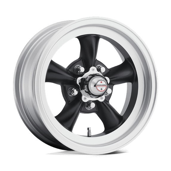 American Racing Torq Thrust D 15X4.5 Satin Black Machined Lip Wheel