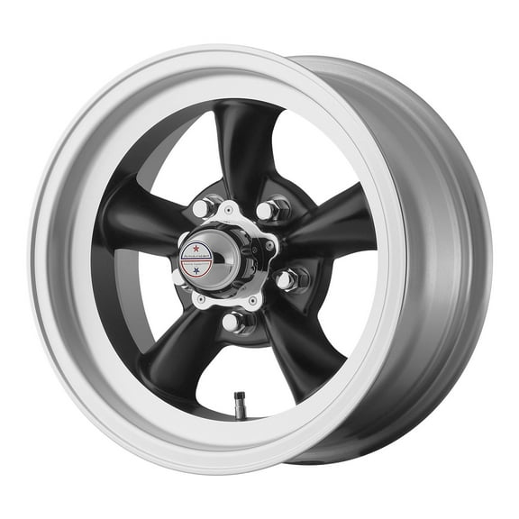 American Racing Torq Thrust D 15X6 5X120.65 Satin Black W/ Machined Lip (4 Mm) Wheel Rim
