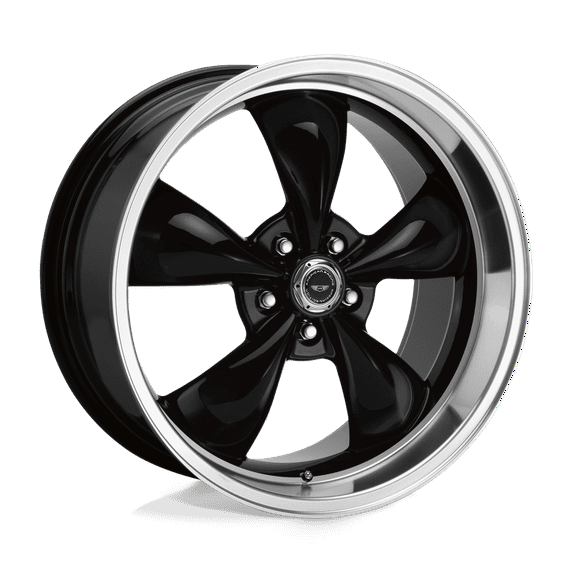 American Racing Torq Thrust M 17X10.5 5X120.65 44Et 72.6Cb Gloss Black Machined Lip Wheel