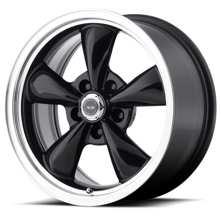 American Racing 18x8 Torq Thrust M Wheel Gloss Black Machined Lip American Racing 18x8 Torq Thrust M Wheel Gloss Black Machined Lip