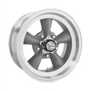 American Racing Vintage Aluminum Rim VN105 TORQ THRUST D 15X8.5in Torq Thrust Gray Machined Lip Finish, VN1055865