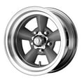 thumbnail image 1 of American Racing Vintage Aluminum Rim VN309 TT O 15X7in Vintage Silver Machined Lip Finish, VN3095765, 1 of 2