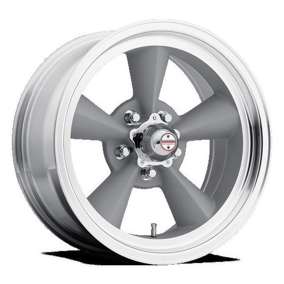 American Racing Vintage Aluminum Rim VN309 TT O 15X8.5in Vintage Silver Machined Lip Finish, VN30958576