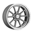 thumbnail image 1 of American Racing Vintage Aluminum Rim VN510 DRAFT 18X10in Vintage Silver Diamond Cut Lip Finish, VN51081034412, 1 of 2