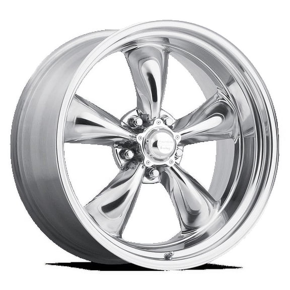 American Racing Vintage Aluminum Rim VN515 TORQ THRUST II 1 PC 14X6in Polished Finish, VN5154665