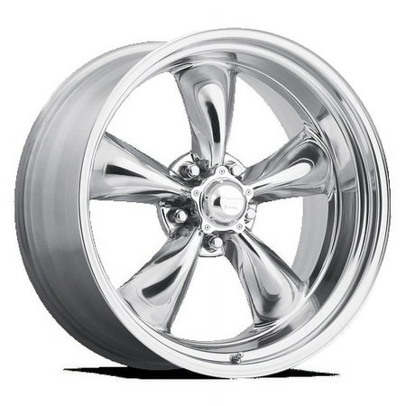 American Racing Vintage Aluminum Rim VN515 TORQ THRUST II 1 PC 17X8in Polished Finish, VN5157863