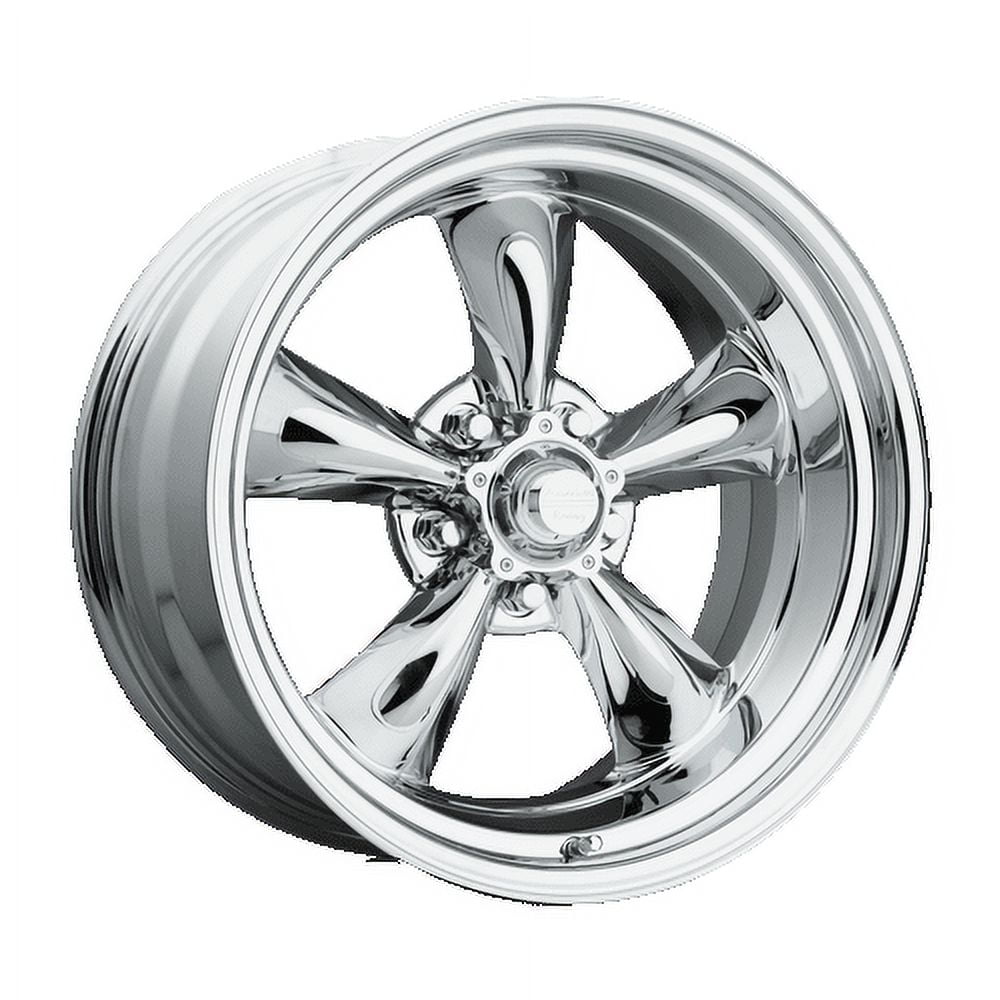 American Racing Vintage Aluminum Rim VN615 TORQ THRUST II 1 PC 15X7in Chrome Finish, VN6155773