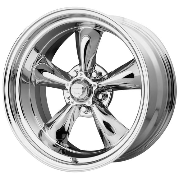 American Racing Vintage Aluminum Rim VN615 TORQ THRUST II 1 PC 15X8in Chrome Finish, VN6155861