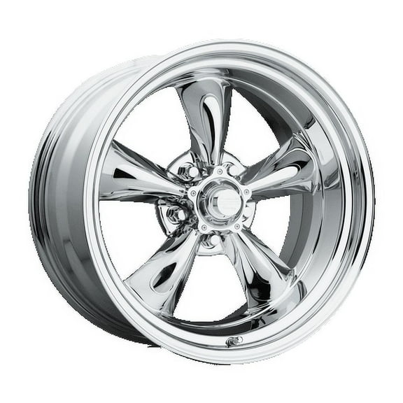 American Racing Vintage Aluminum Rim VN615 TORQ THRUST II 1 PC 17X9.5in Chrome Finish, VN61579561
