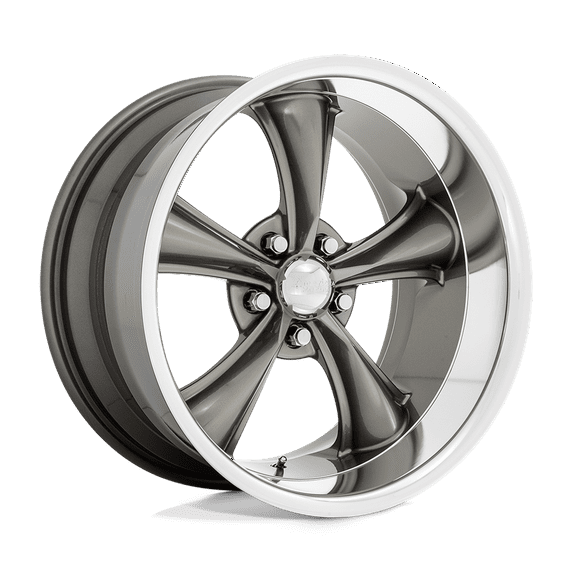 American Racing Vintage Cast Aluminum Rim VN338 18X9.5 5X4.5 GRAPH DC-LP -4MM, VN338189512904NUS