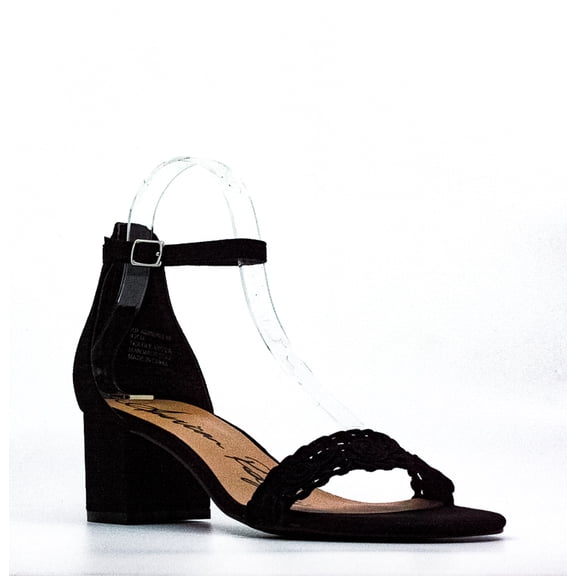 American Rag Cie | Brexley Microsuede Heel Sandals | Black | Size 10