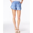 thumbnail image 1 of American Rag Flora Printed Ruffle Trim Soft Shorts Blue Heron L, 1 of 1