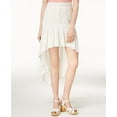 thumbnail image 1 of American Rag Juniors Crochet Trimmed High Low Skirt Egret L, 1 of 1
