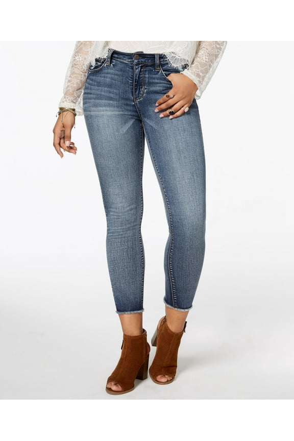 Juniors Cropped High Rise Skinny Jeans Benito 11