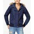 thumbnail image 1 of American Rag Juniors Faux Fur Trim Bomber Jacket Navy XS, 1 of 1
