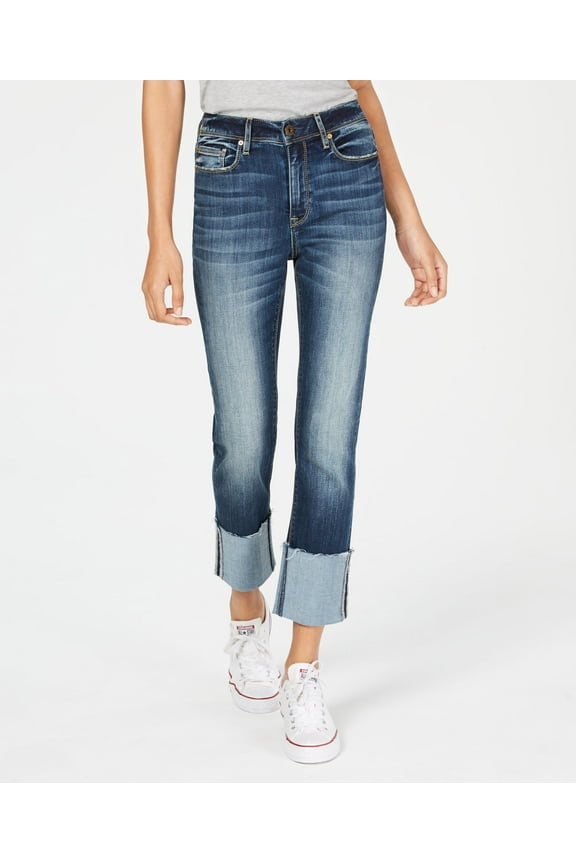 Juniors High Rise Slim Straight Leg Jeans Santa Rosa 3