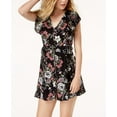 thumbnail image 1 of American Rag Juniors Lace Up Fit Flare Dress Classic Black Combo 2XS, 1 of 2