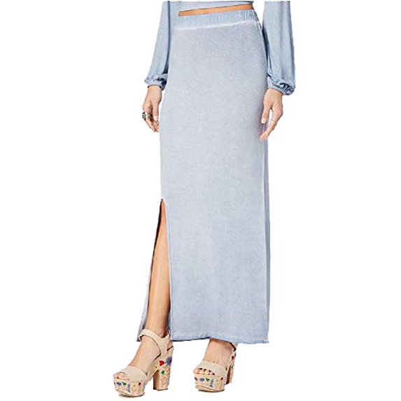 American Rag Juniors' Pull-On Maxi Skirt (Blue, M)