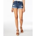 thumbnail image 1 of American Rag Juniors Ripped Cuffed Denim Shorts Andi 7, 1 of 2