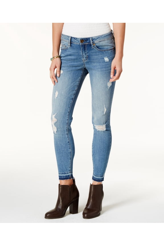 Juniors Ripped Skinny Jeans Starling 1