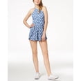 thumbnail image 1 of American Rag Juniors Ruffled Open Back Romper Nightfall XL, 1 of 1