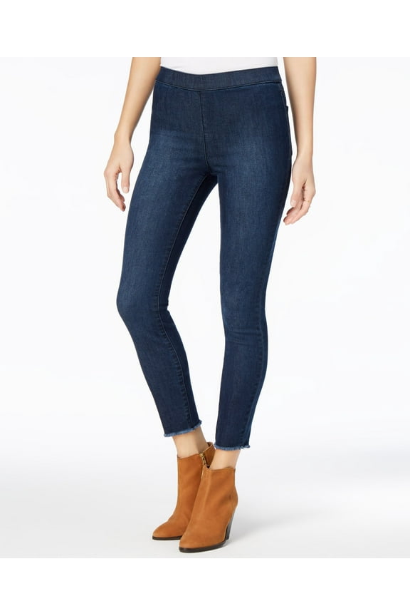 Juniors Skinny Jeggings Dark Denim 5