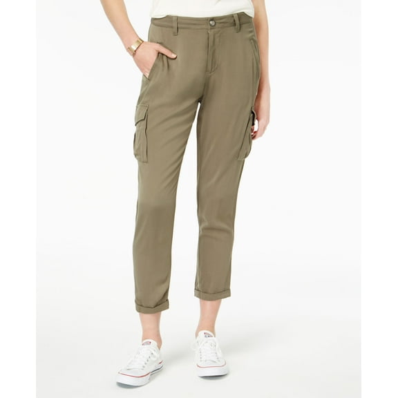 American Rag Juniors Soft Cargo Pants Dusty Olive XS