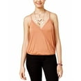 thumbnail image 1 of American Rag Juniors' Surplice Racerback Tank Top (Orange, S), 1 of 1
