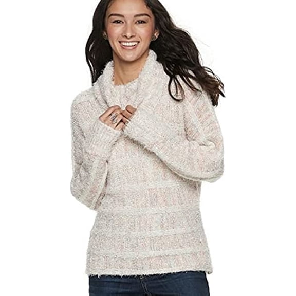 American Rag Juniors' Turtleneck Sweater White Size X-Small
