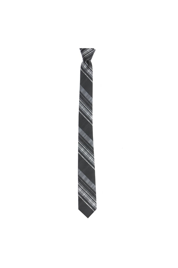 Men's Black Striped Tie