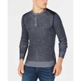 thumbnail image 1 of American Rag Men’s Vintage Henley Sweaters, Navy, X-Large, 1 of 1