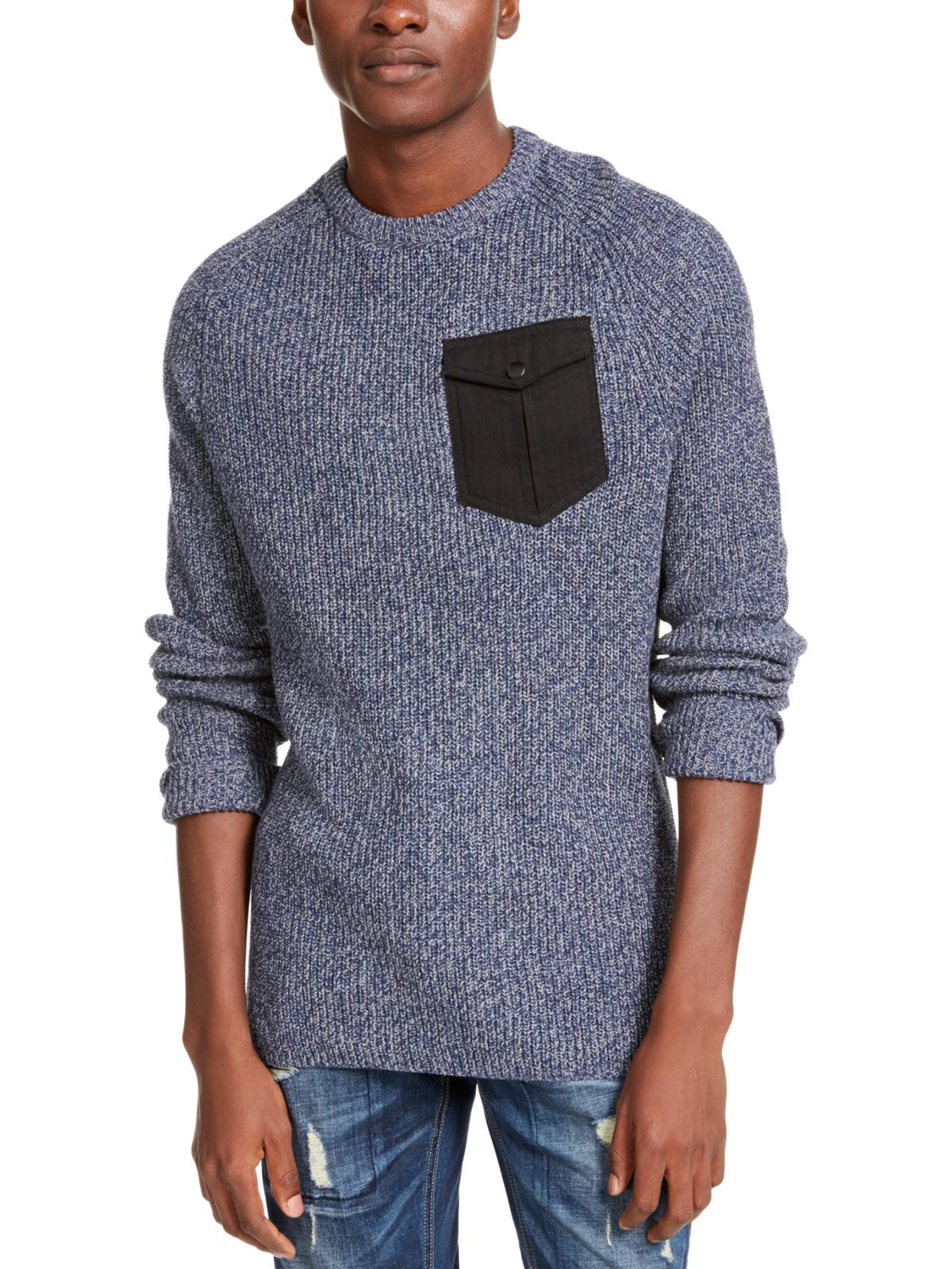 American Rag Mens Knit Crew Neck Sweater Navy XL