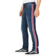 thumbnail image 1 of American Rag Mens Riverview Stripe Slim Fit Jeans, Blue, 34W x 32L, 1 of 1