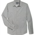 thumbnail image 1 of American Rag Mens Severin Geo-Print Button Up Shirt, Grey, Small, 1 of 2