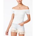 thumbnail image 1 of American Rag Smocked Off The Shoulder Top Cloud Dancer L, 1 of 1