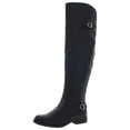thumbnail image 1 of American Rag Womens Adarra Faux Leather Stacked Heel Over-The-Knee Boots, 1 of 2