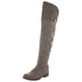 thumbnail image 1 of American Rag Womens Adarra Microsuede Over-The-Knee Boots Taupe 10 Medium (B,M), 1 of 2
