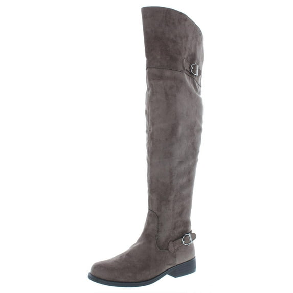 American Rag Womens Adarra Wide Calf Riding Boots Taupe 6 Medium (B,M)