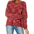 thumbnail image 1 of American Rag Womens Balloon-Sleeve Pullover Sweater, Red, X-Large, 1 of 1