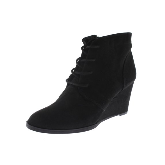 American Rag Womens Baylie Faux Suede Ankle Wedge Boots