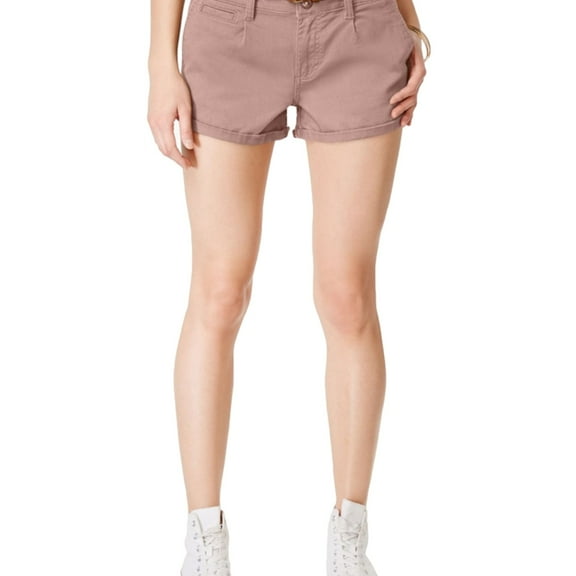 American Rag Womens Colored Casual Denim Shorts, Pink, Juniors, 15